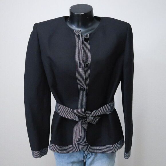 KASPER Linen Blend Blazer - Picture 1 of 11